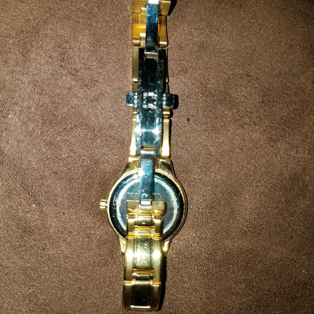 Citizen eco drive gold and crystal watch - Picture 2 of 3